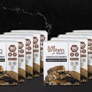 Pack 10 cajas barras de proteina chocolate crunch