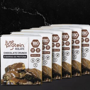 Pack 6 cajas barras de proteina chocolate crunch