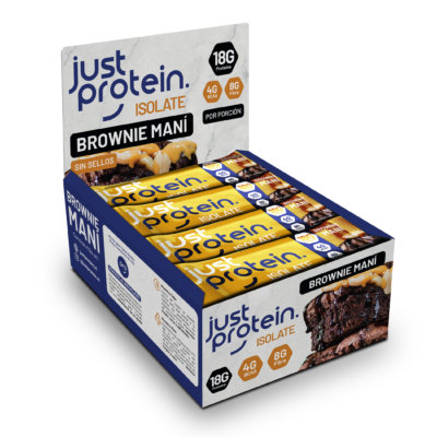 Display 12un Barra Proteina Brownie Mani