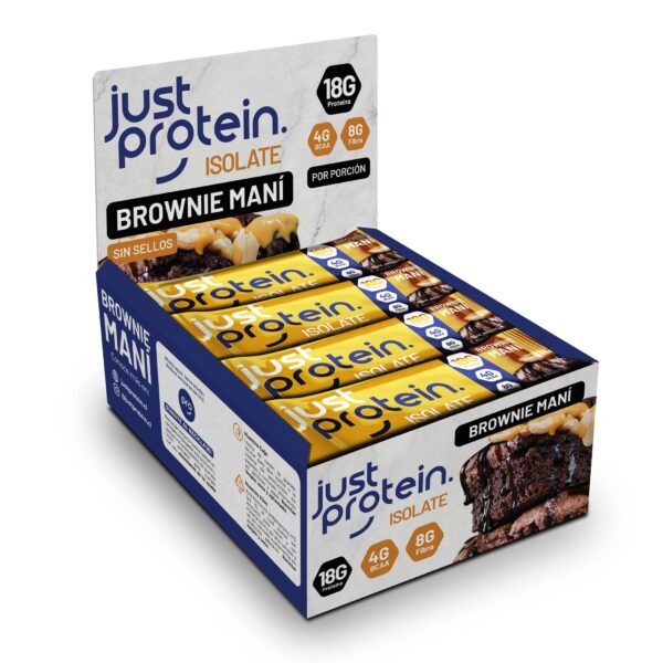 Display 12un Barra Proteina Brownie Mani